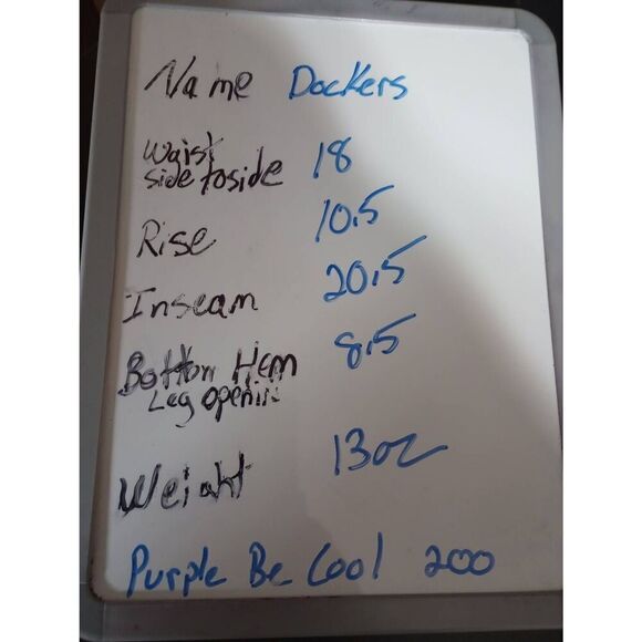 Dockers Pants Ladies 14‎ Black Khakis - Picture 7 of 7